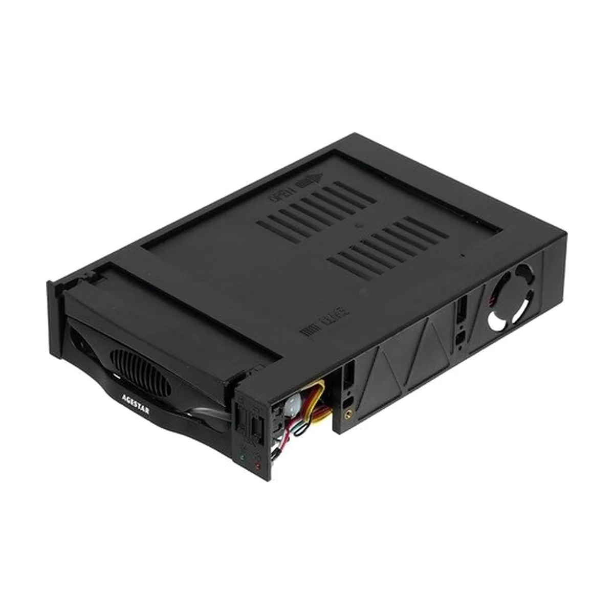 Сменный бокс для HDD AgeStar SR3P-SW-2F SATA пластик черный 3.5"