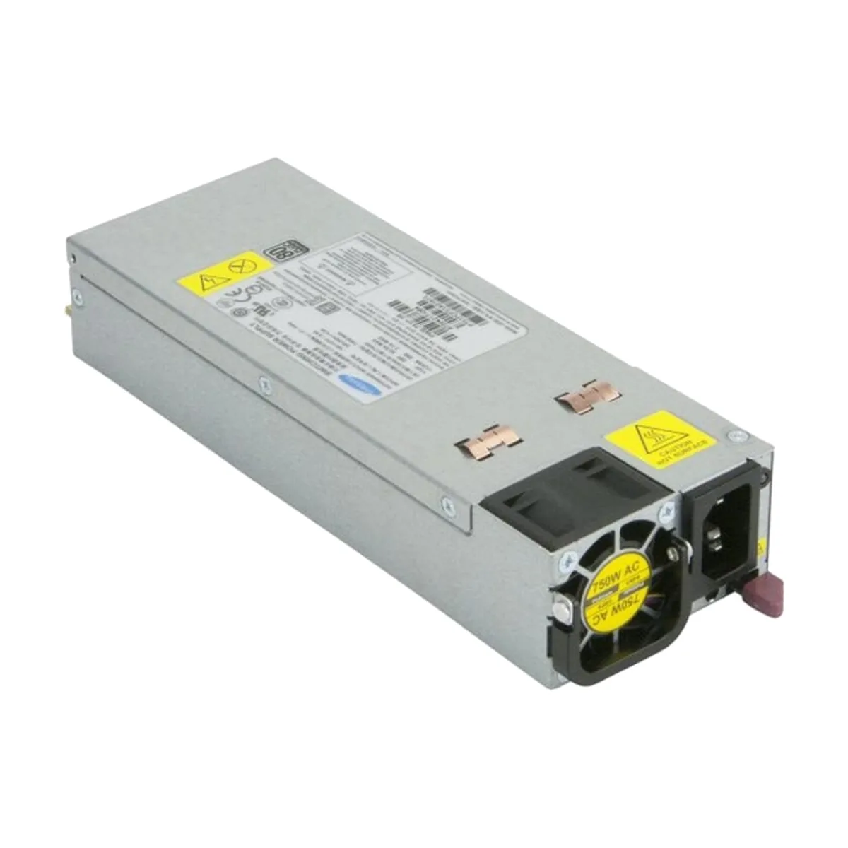 Серверный блок питания Supermicro PWS-751P-1R, 750Вт, 80+ Platinum, 40мм, 1U, серый