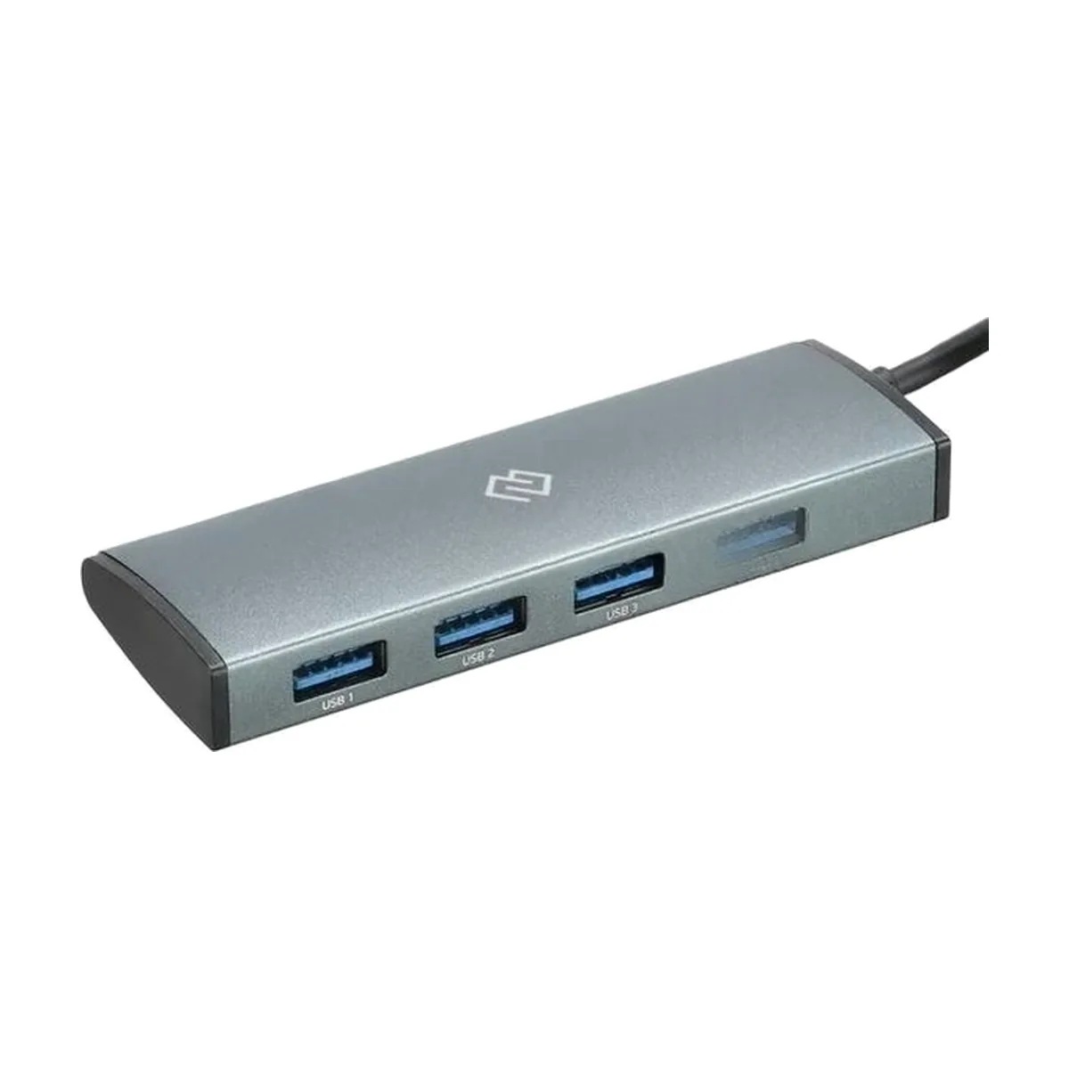 USB-концентратор Digma HUB-4U3.0-UC-G, USB-C, USB 3.0 4 порта, USB