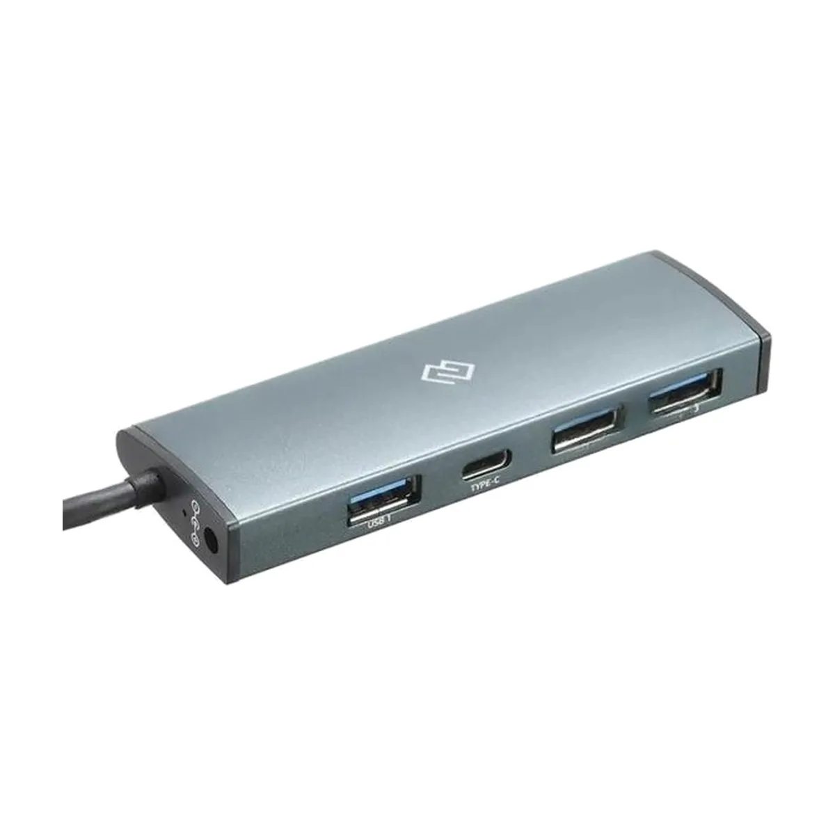 USB-концентратор Digma HUB-3U3.0С-UC-G, USB-C, USB 3.0 4 порта, USB