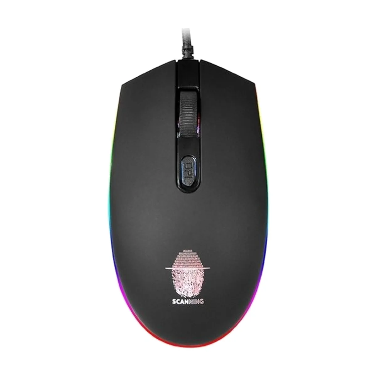 Мышь проводная Qumo Pretender M53 черный, 3200 dpi, USB, кнопки - 4