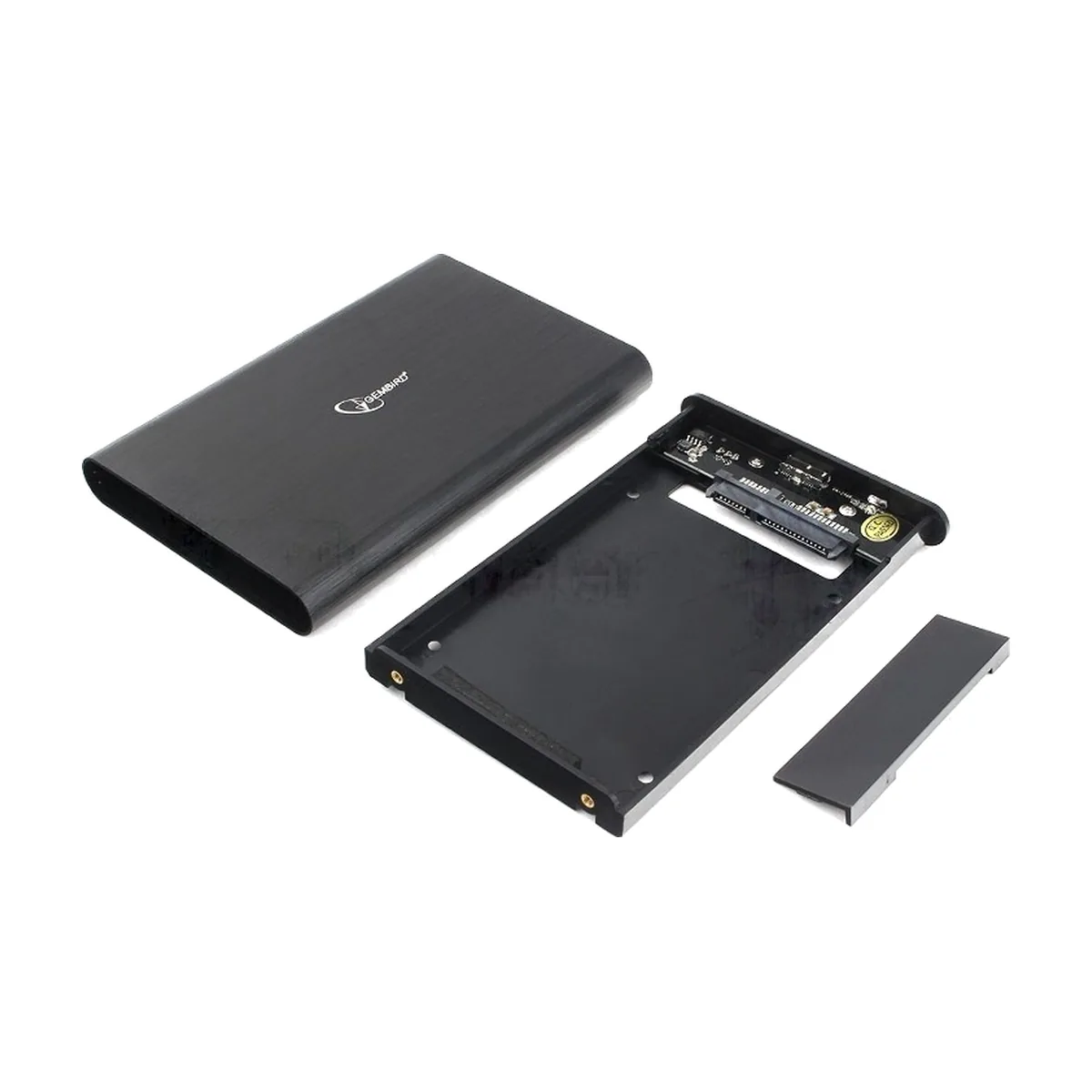 Внешний корпус 2.5" Gembird EE2-U3S-50, черный, USB 3.0, SATA, алюминий