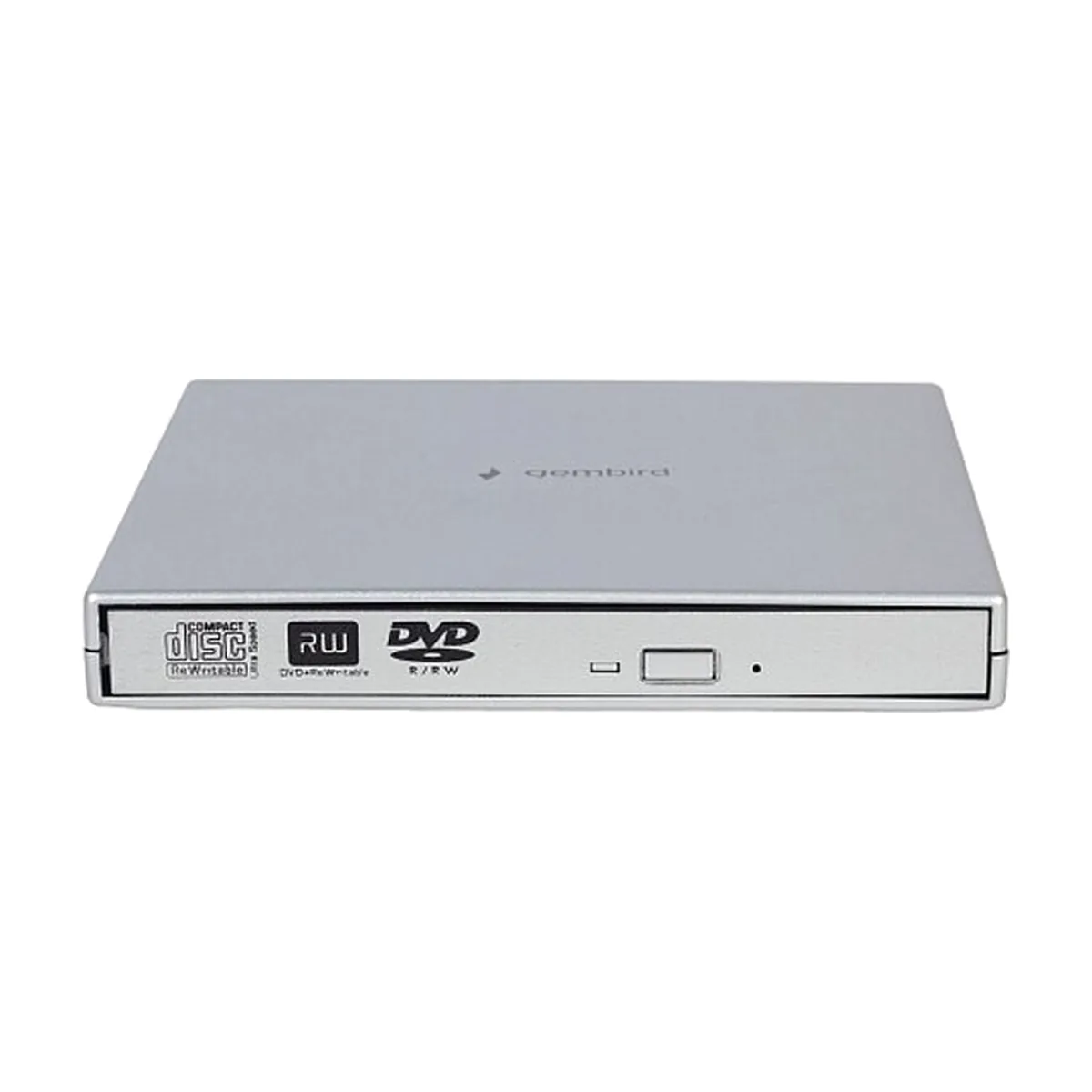 Оптический привод внешний с интерфейсом USB Gembird DVD-USB-02 пластик, черный