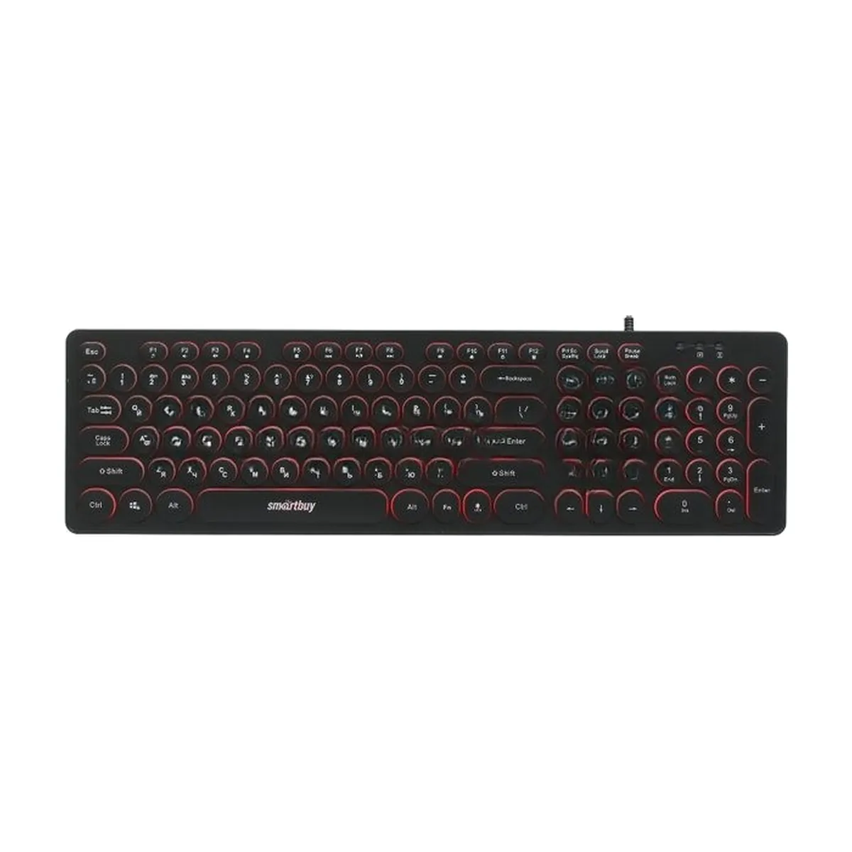 Клавиатура проводная с подсветкой Smartbuy ONE 328 USB Black SBK-328U-K