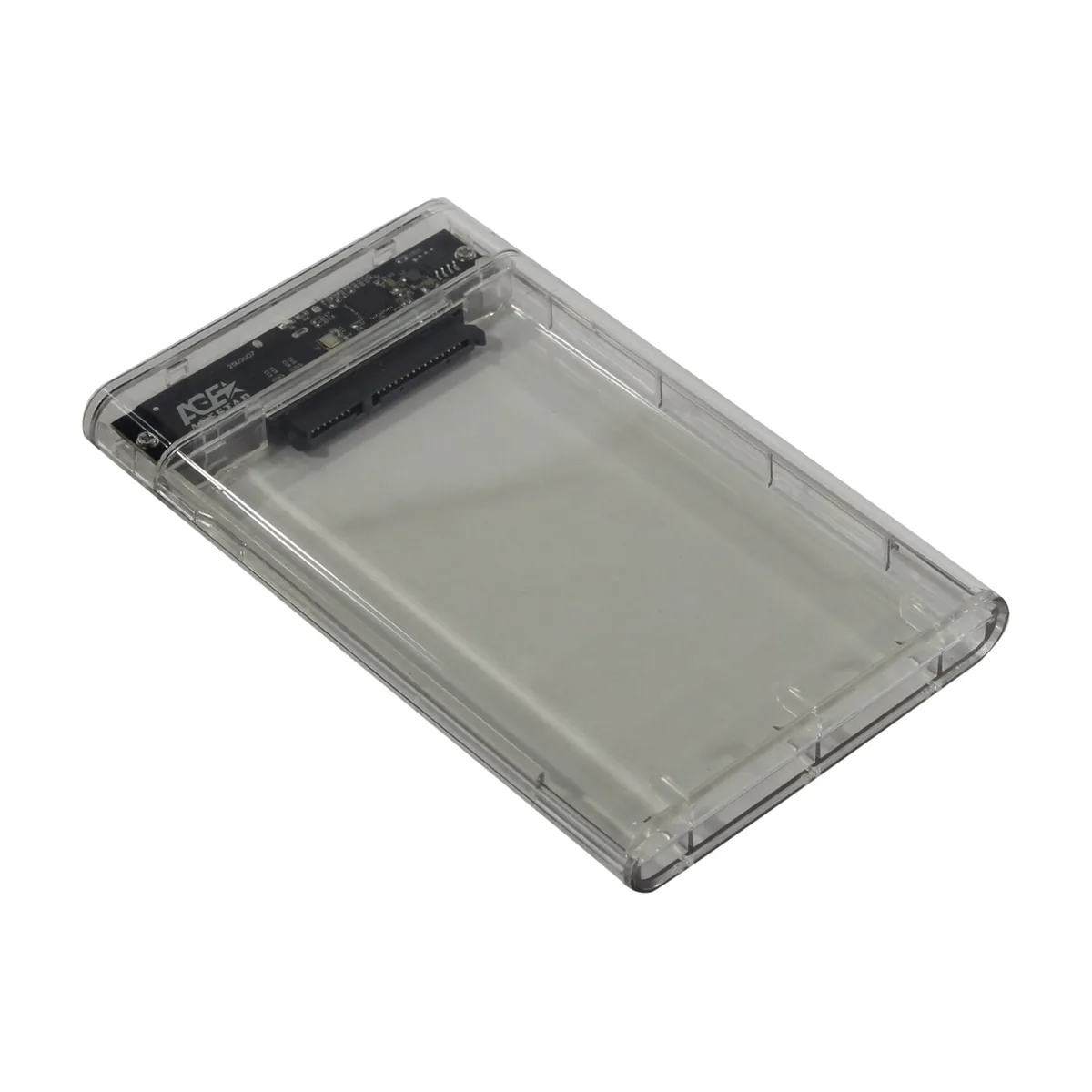Внешний корпус USB 3.0 2.5" SATAIII HDD/SSD AgeStar 3UB2P4 (TRANSPARENCY) пластик, прозрачный