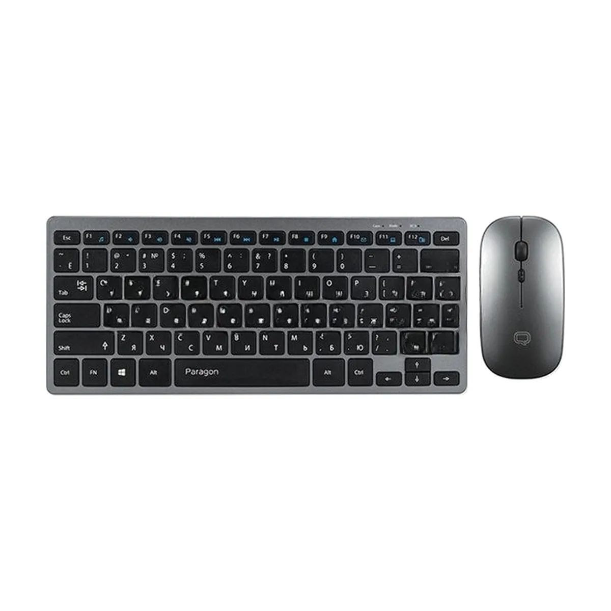 Комплект клавиатура+мышь Qumo Paragon K15/M21 беспроводной, USB, 1600 DPI, черный