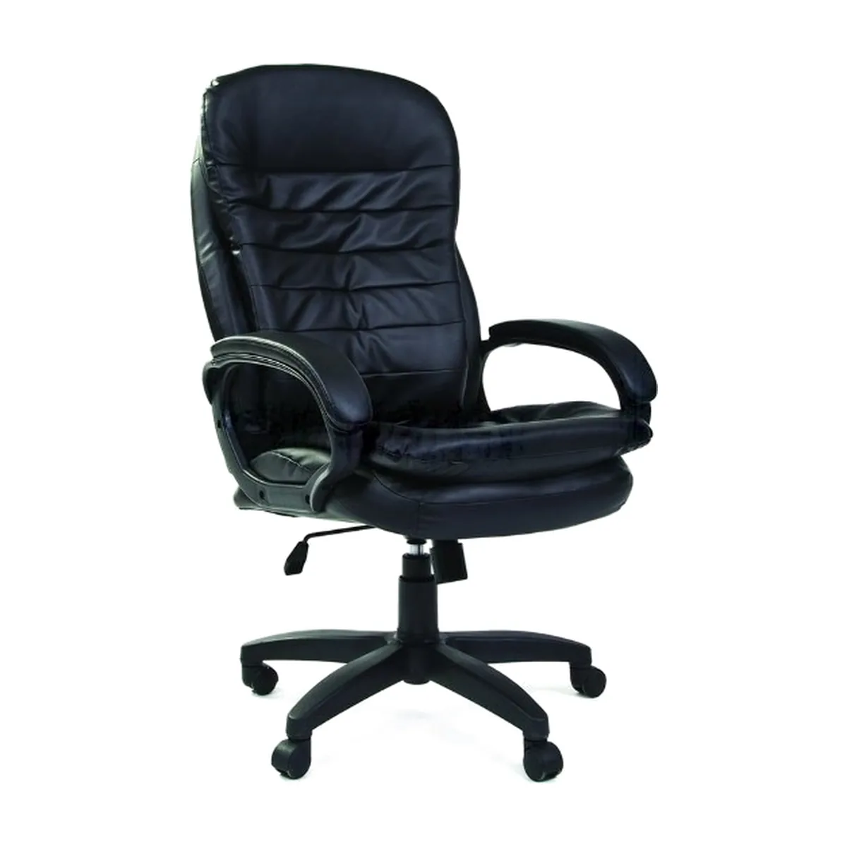 Кресло Chairman 795 LT черный, экокожа, 120 кг, механизм качания
