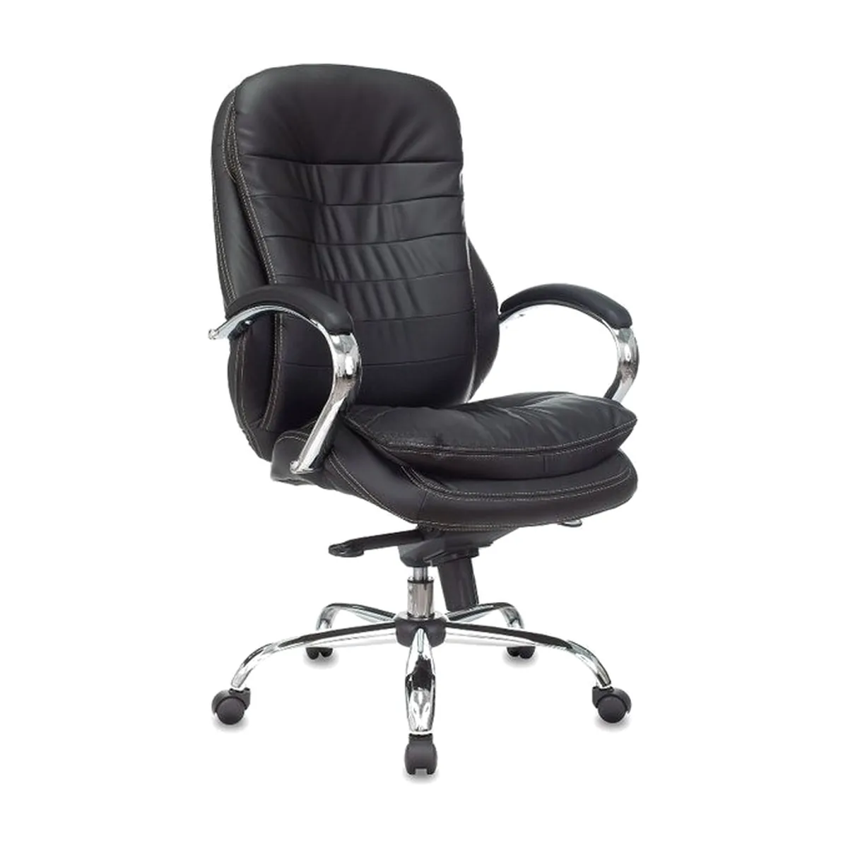 Кресло Бюрократ T-9950/BLACK-PU черный, экокожа