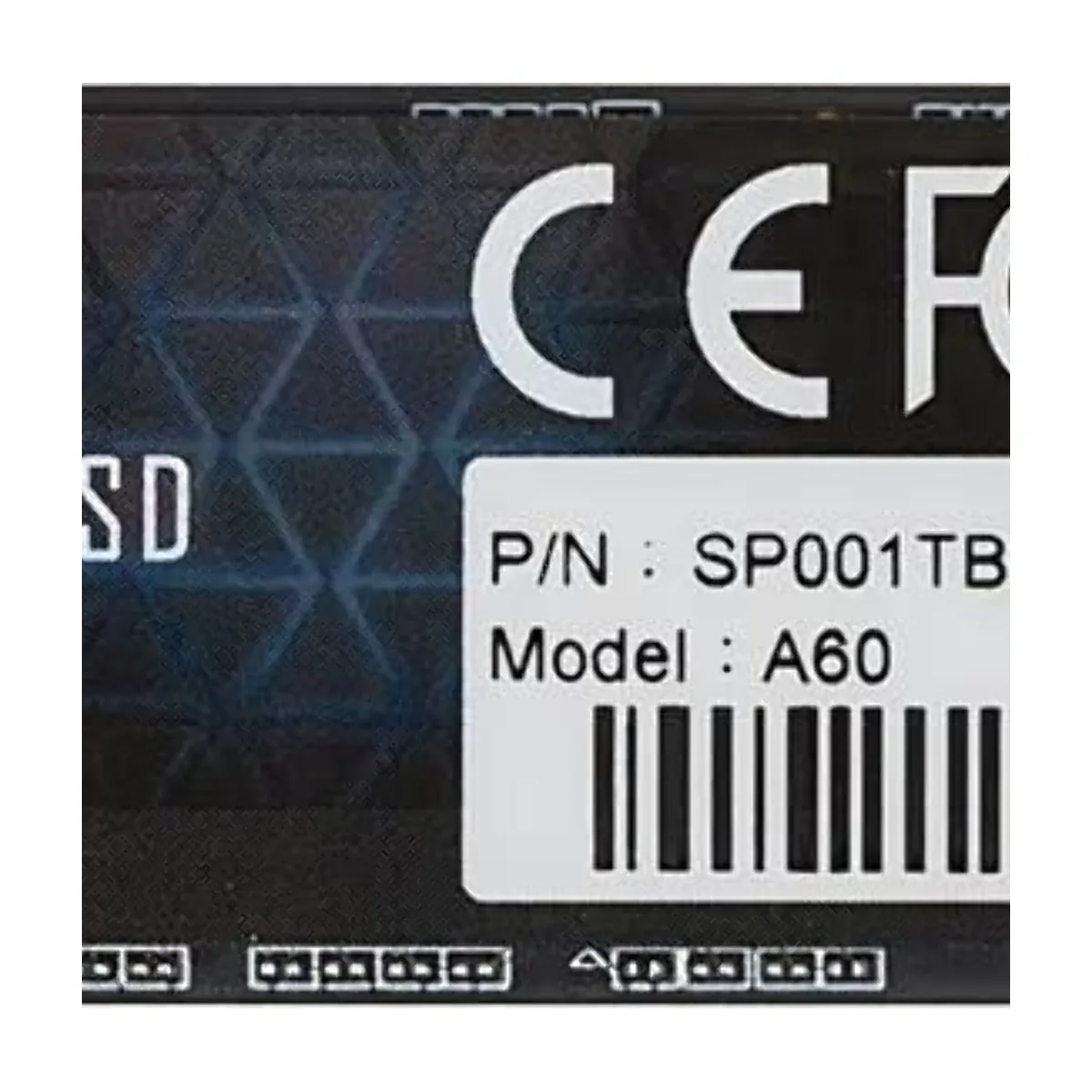 Накопитель SSD Silicon Power P34A60, 1Tb, PCIe 3.0 x4, M.2 2280, NVMe, R/W 2200/1600